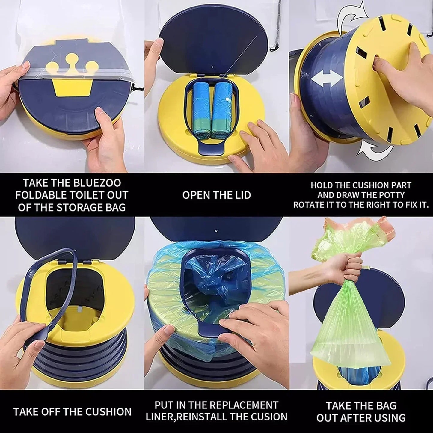 2-in-1 Portable Potty Seat