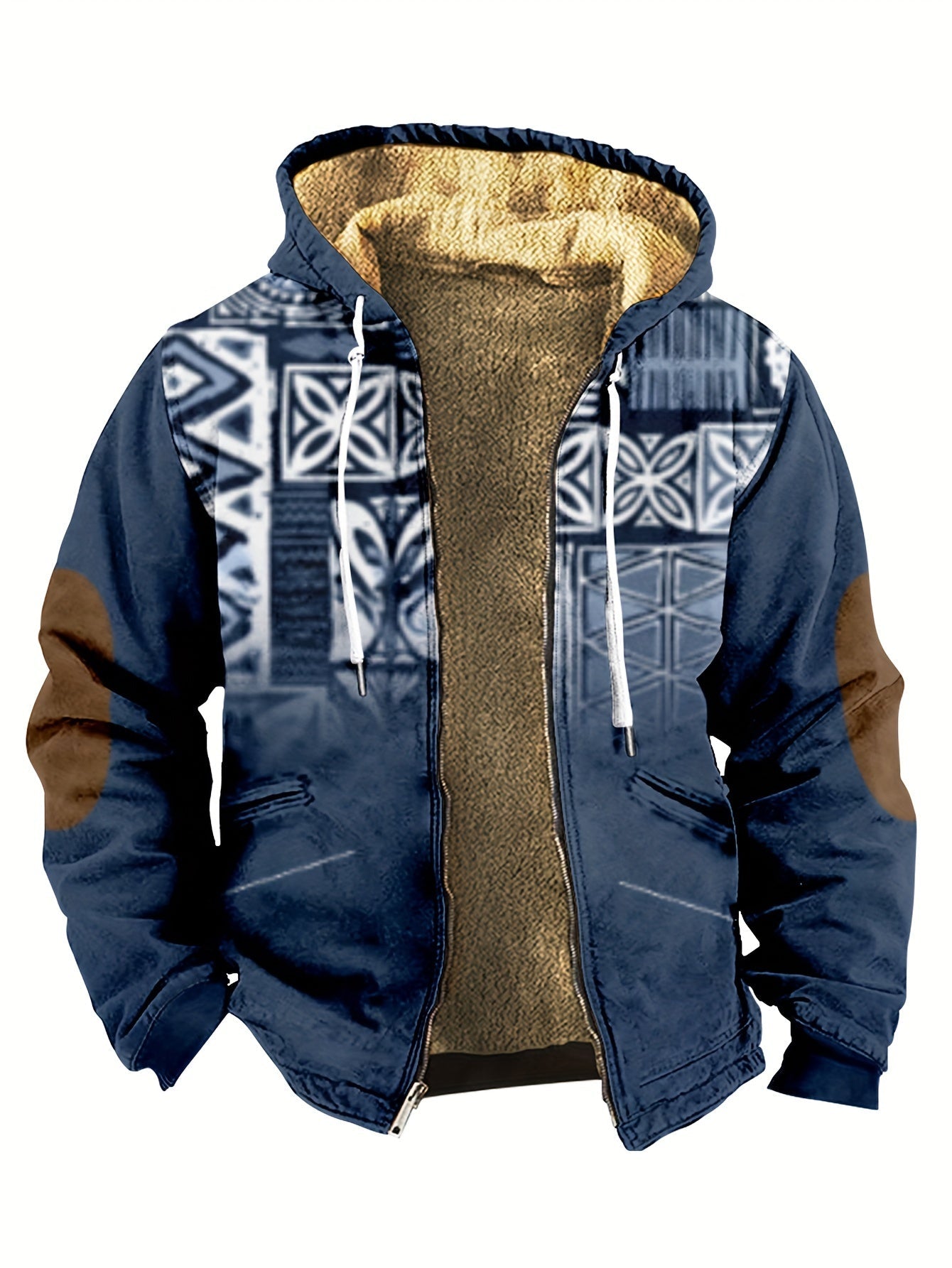 Vintage Style Warm Fleece Coat