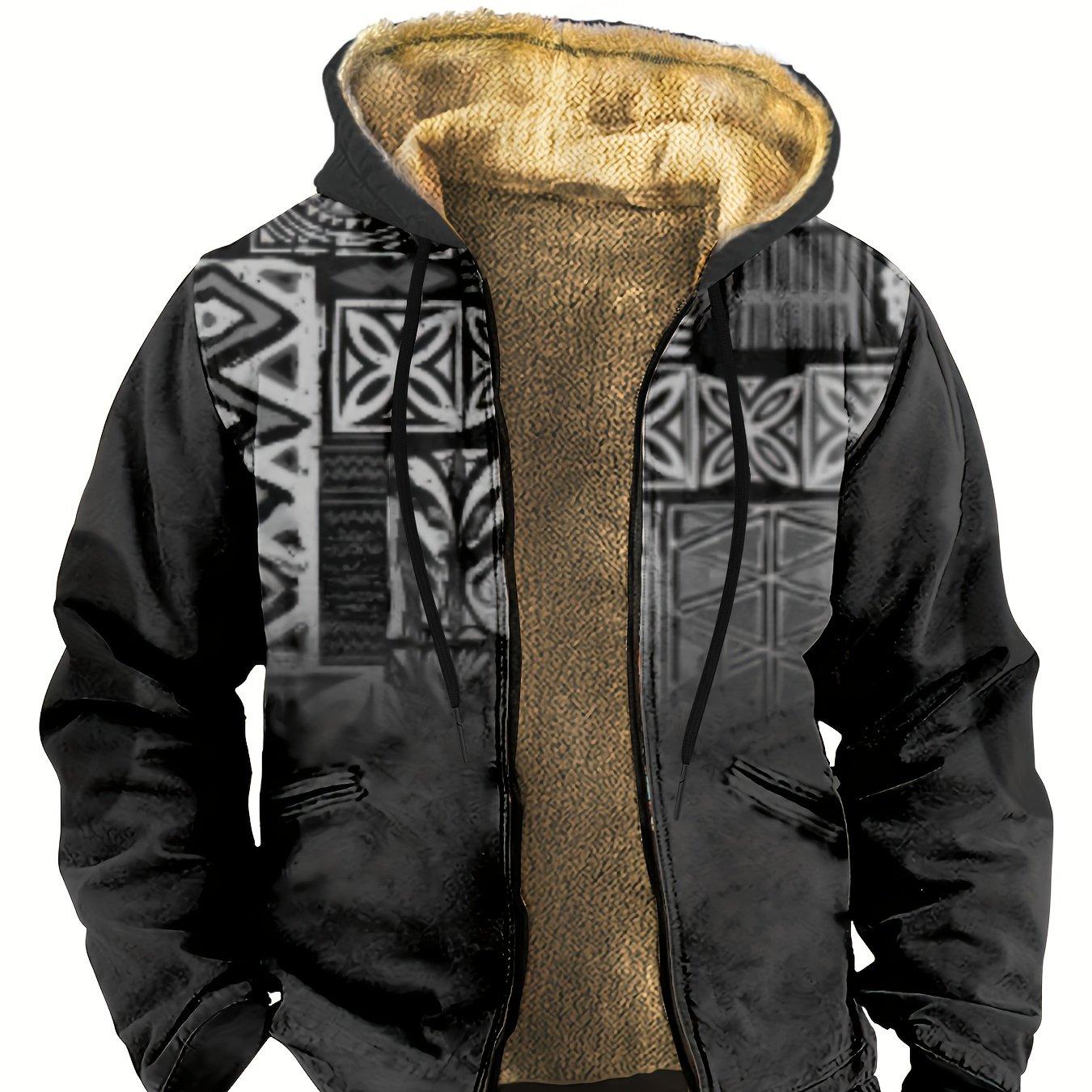 Vintage Style Warm Fleece Coat