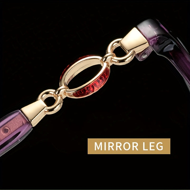 3 In 1 Eyeglasses Pres biopic Retro Multi-focal Reading For Women