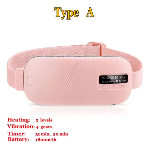 Portable Menstrual Cramp Relief with Abdominal Massage Belt