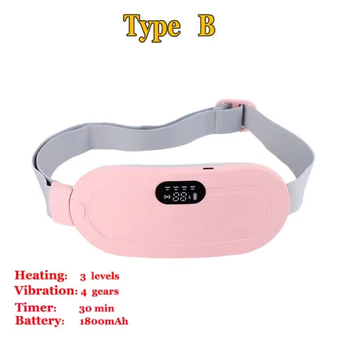 Portable Menstrual Cramp Relief with Abdominal Massage Belt