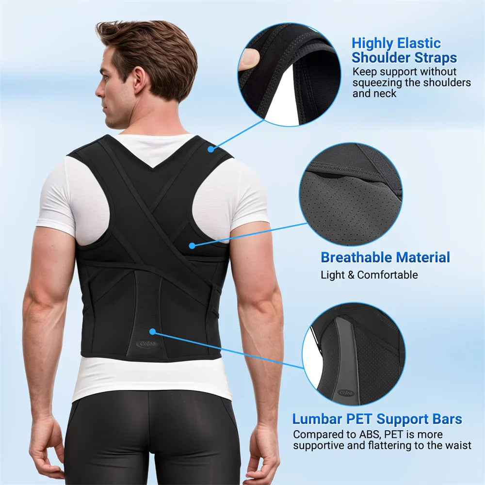 Ergonomic Back Brace Posture Corrector 