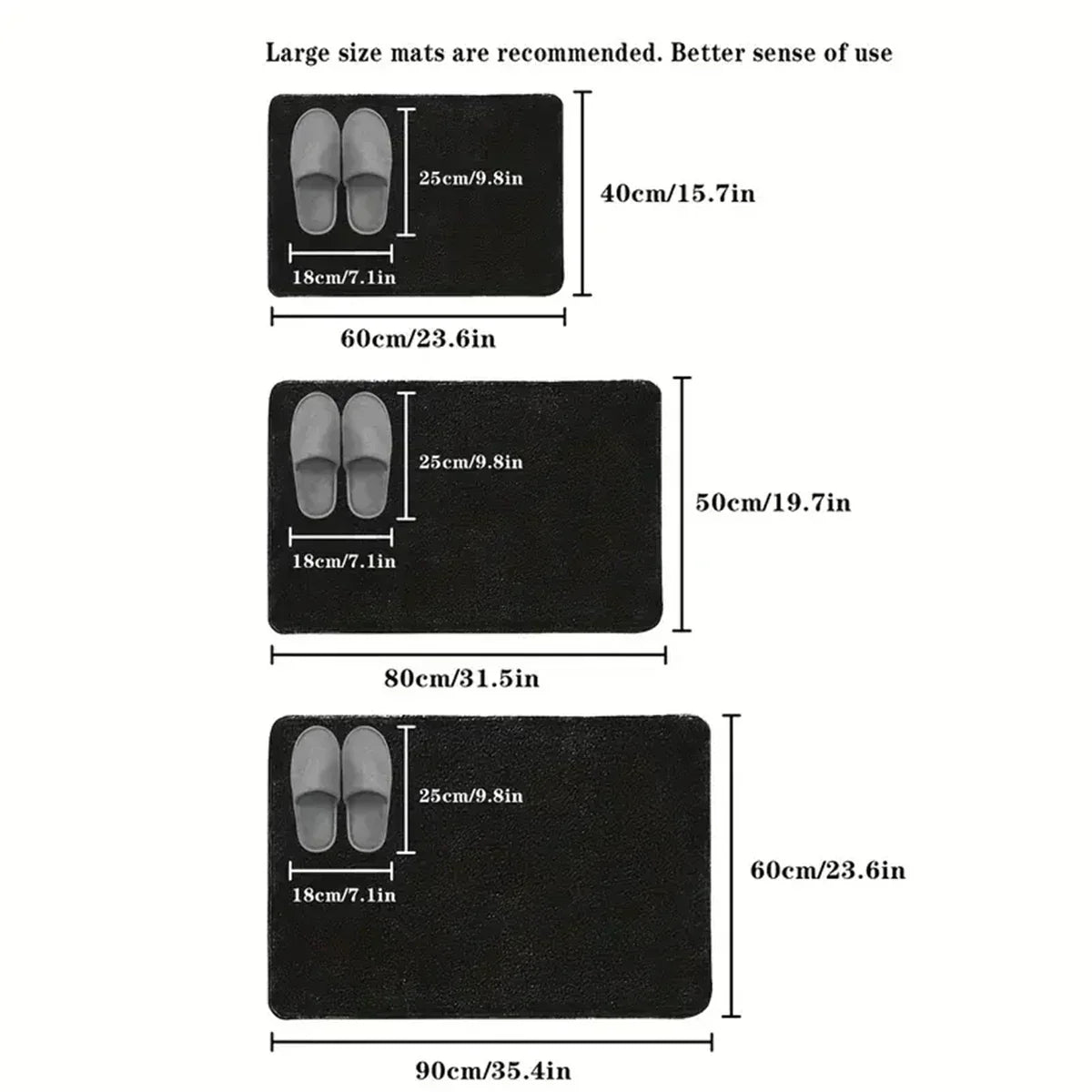 3D Non-Slip Door Mat