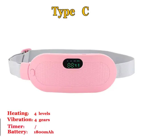 Portable Menstrual Cramp Relief with Abdominal Massage Belt