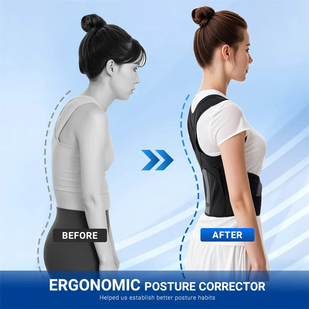 Ergonomic Back Brace Posture Corrector 