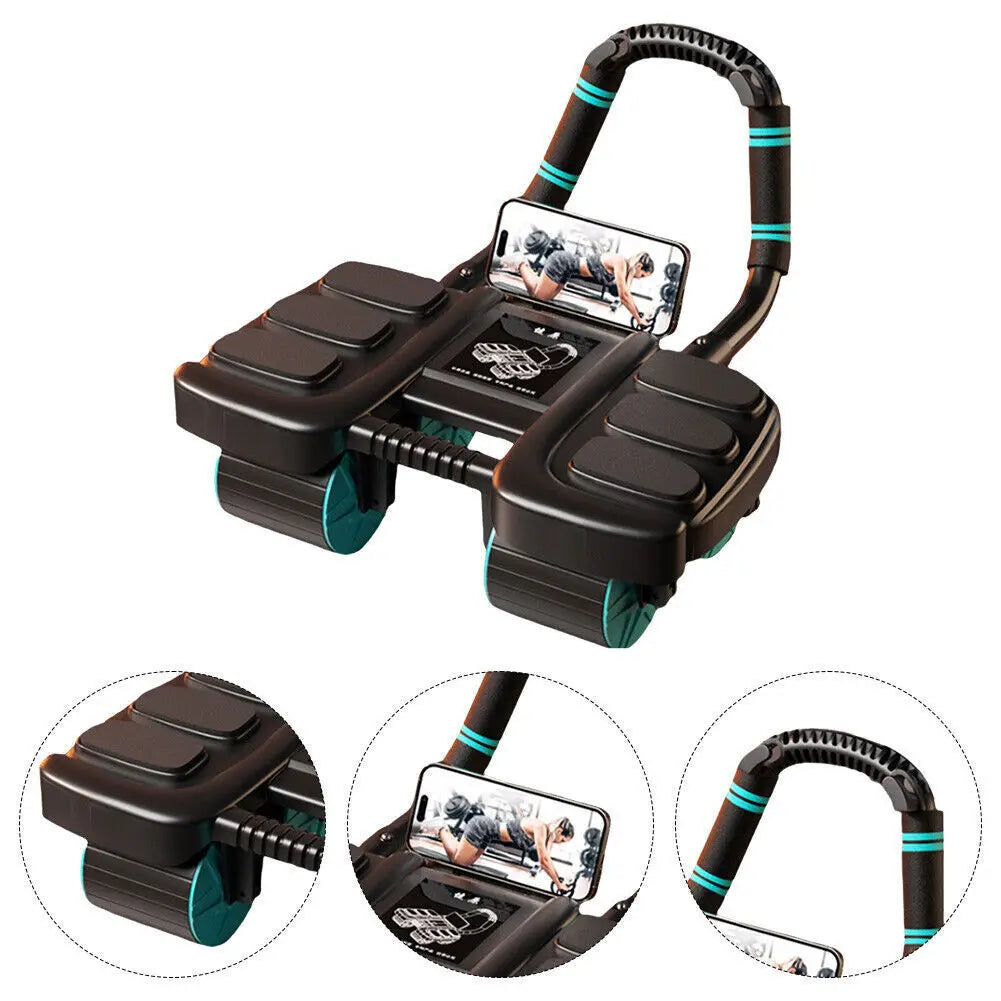 Automatic Rebound Abdominal Wheel Roller - Home Gym Fitness Equipment