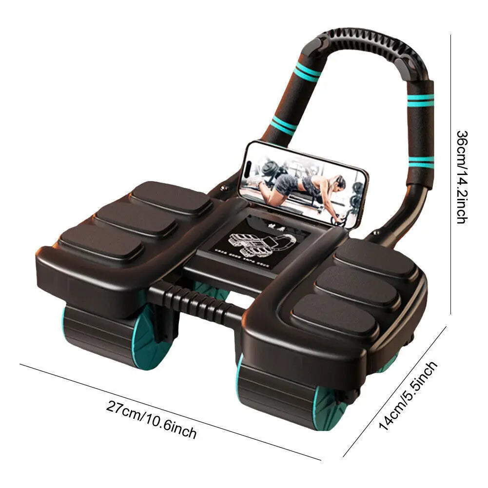 Automatic Rebound Abdominal Wheel Roller - Home Gym Fitness Equipment