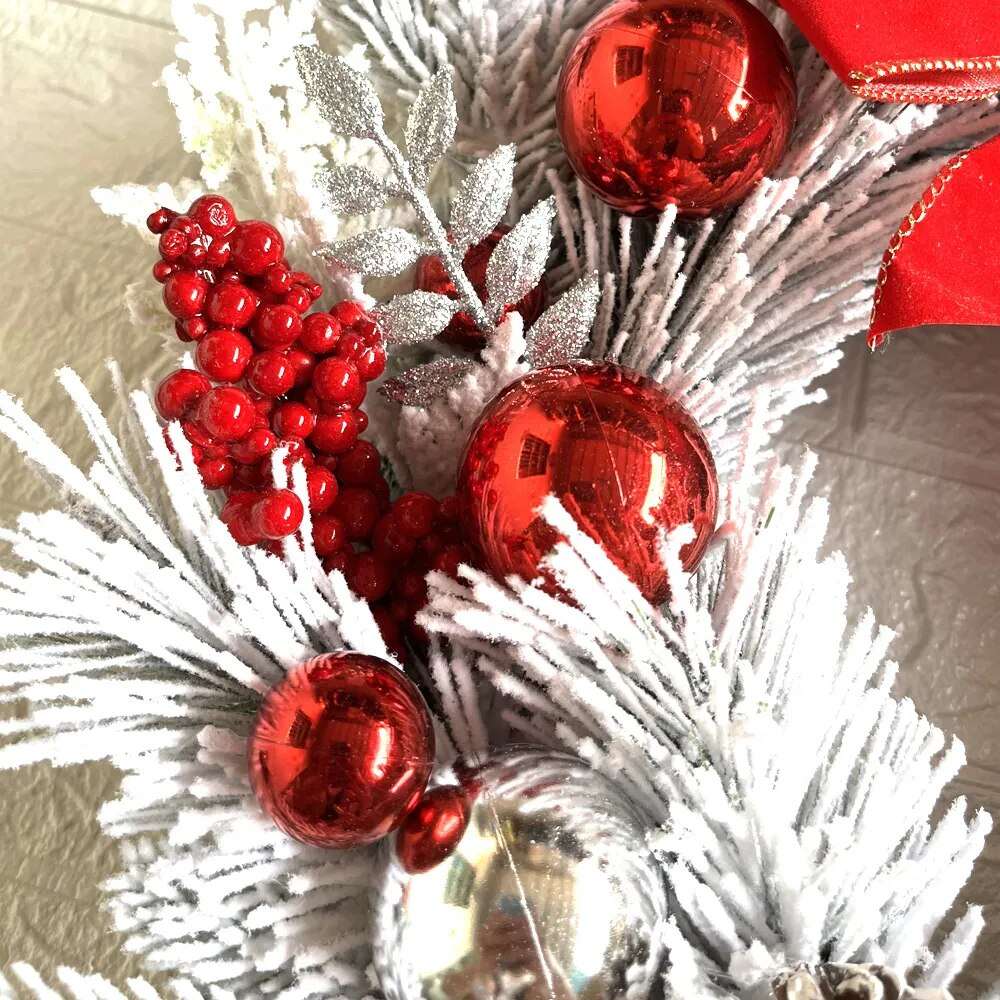 Christmas Wreath Rattan Decorations