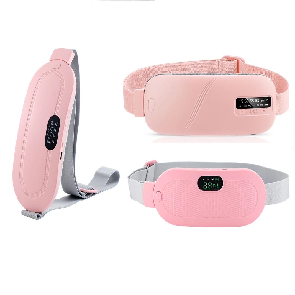 Portable Menstrual Cramp Relief with Abdominal Massage Belt