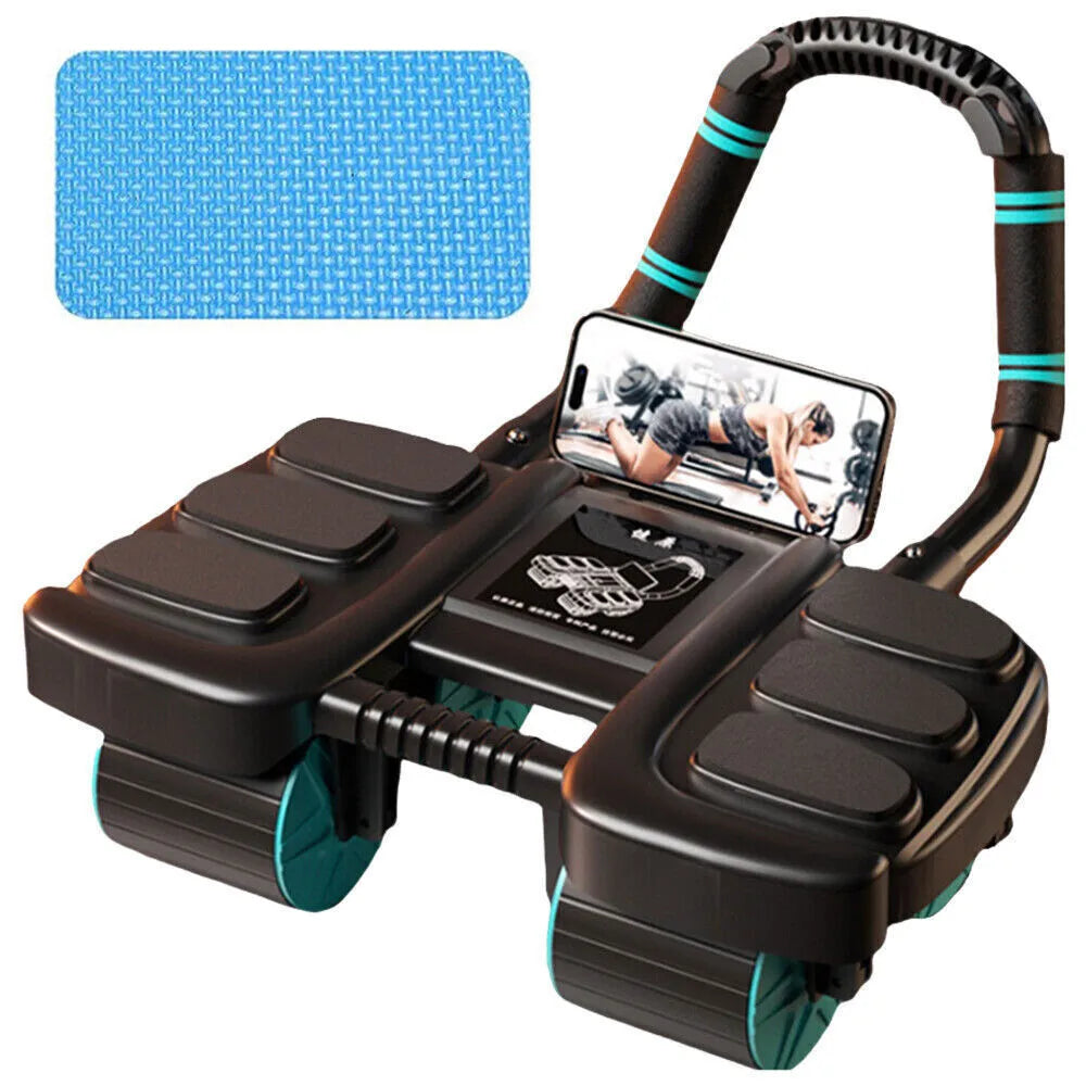 Automatic Rebound Abdominal Wheel Roller - Home Gym Fitness Equipment