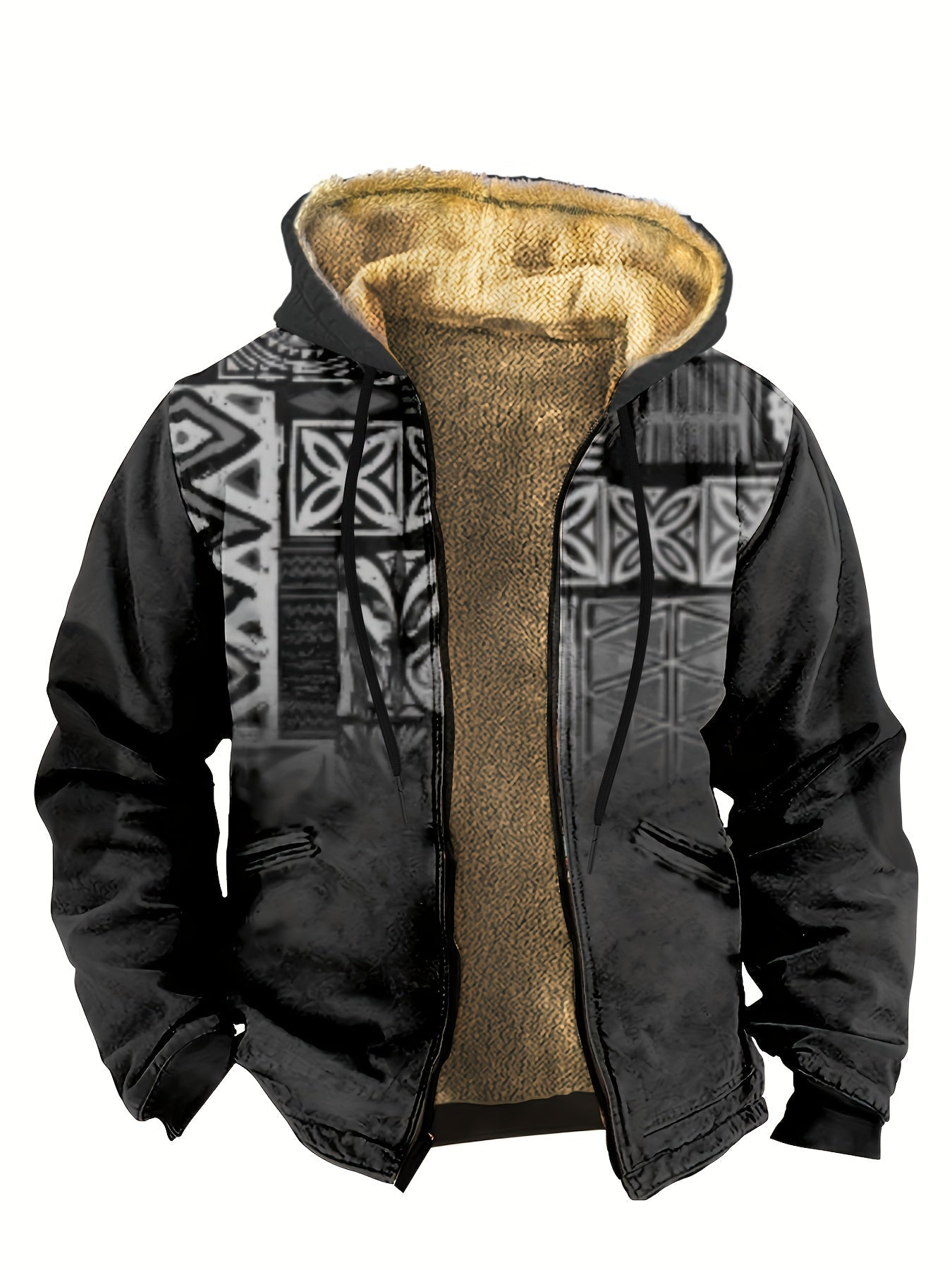 Vintage Style Warm Fleece Coat