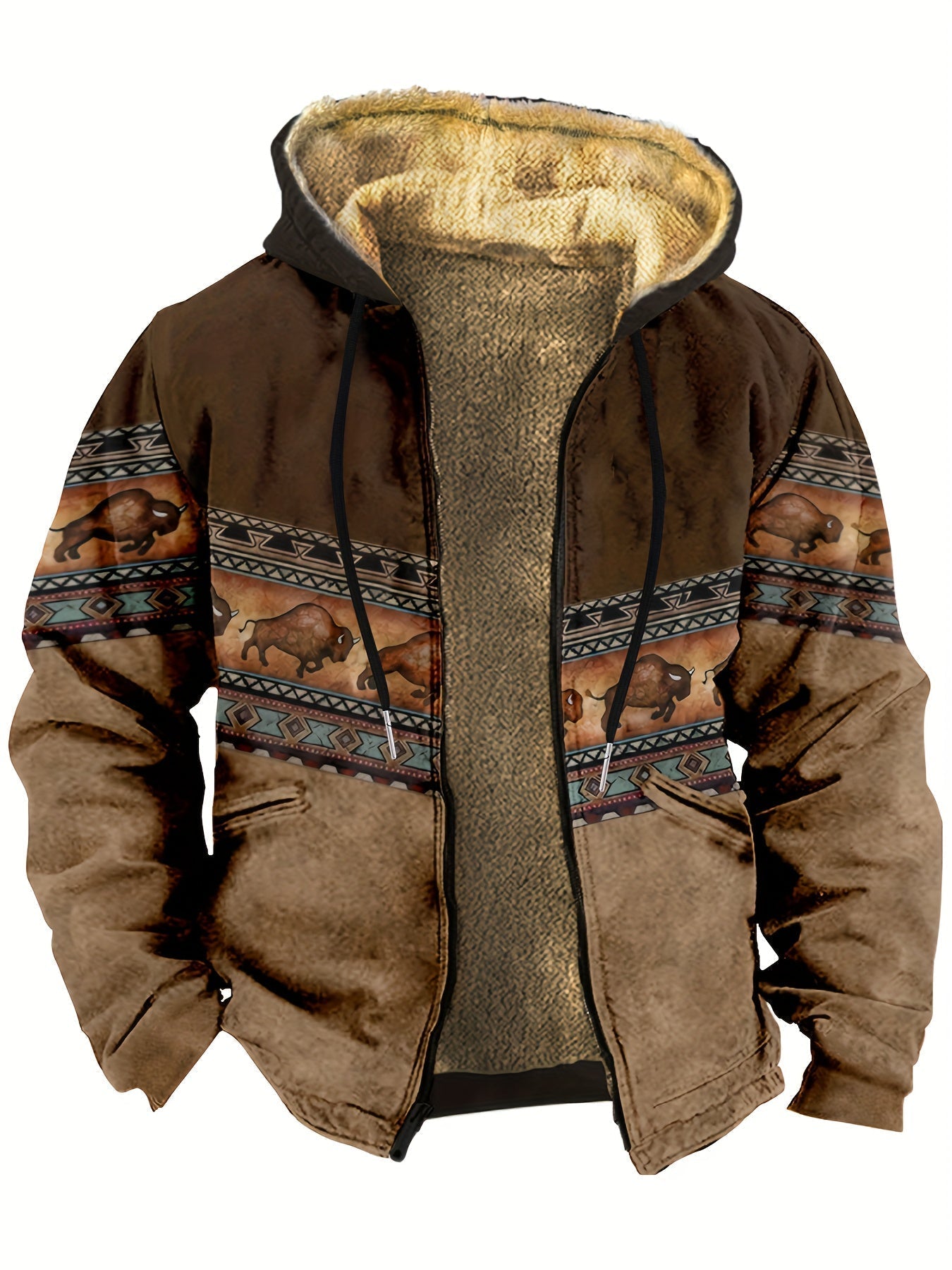 Vintage Style Warm Fleece Coat